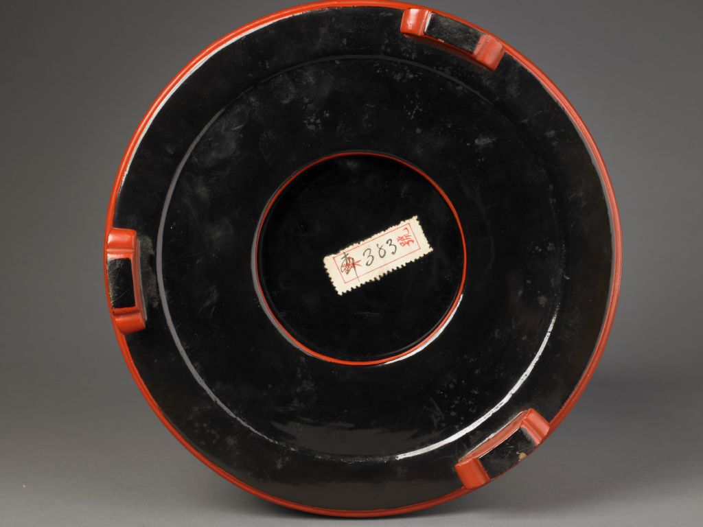 图片[2]-Yixing kiln purple sand painted with gold and painted with a large pen holder-China Archive